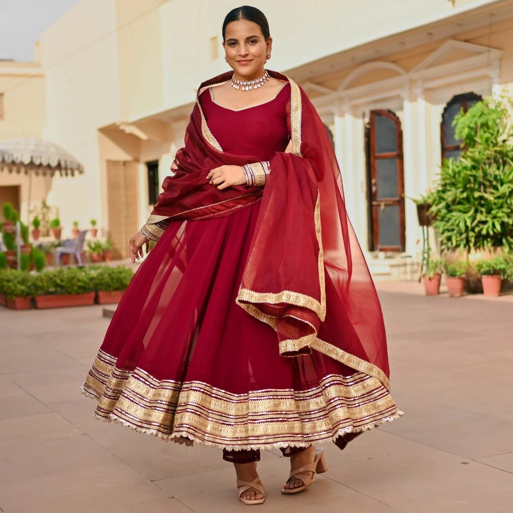 Shop For Stylish Red Karva Chauth Outfits Online