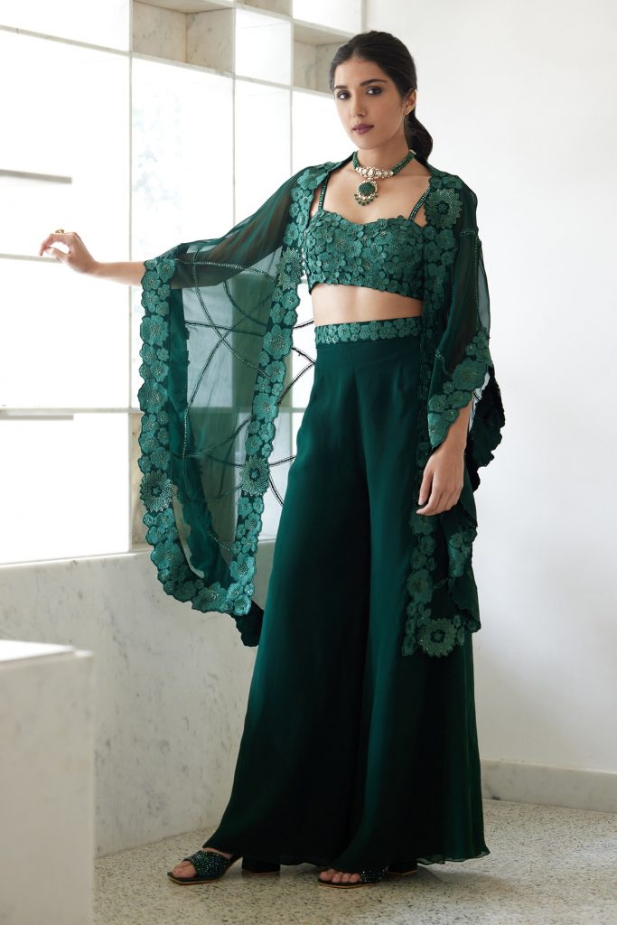 Indo-Western Outfits For Diwali Taash Parties