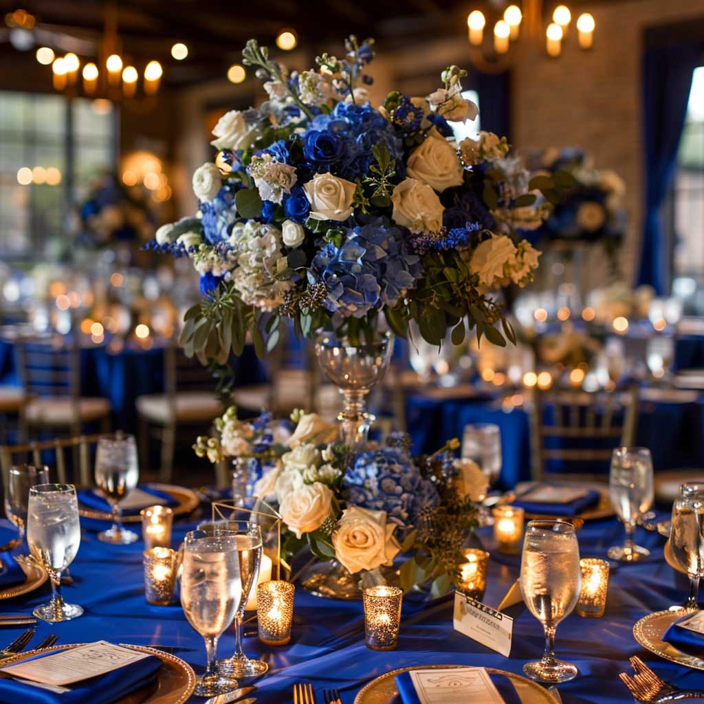 Add A Hint Of Regal Vibes By Adding Royal Blue Hue To Your Wedding