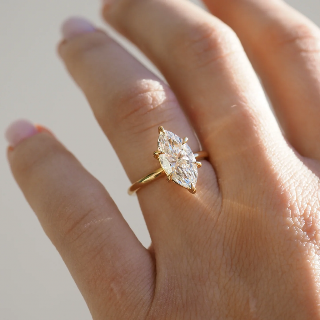 Marquise Engagement Rings For Longer And Slimmer Fingers