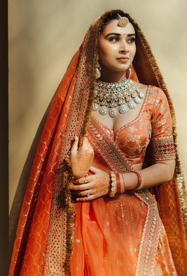 Trending Ways For Brides To Style Jewellery And Lehenga