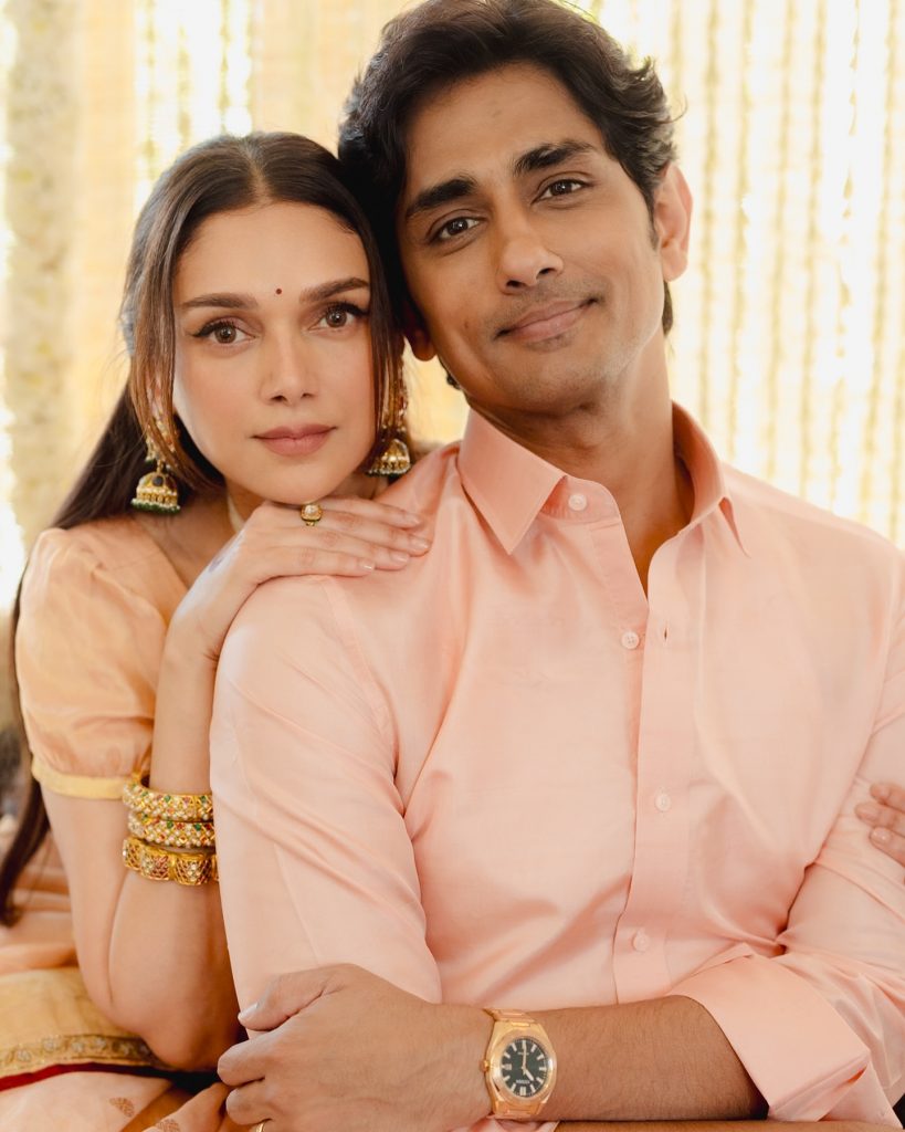 Aditi Rao Hydari & Sidharth Dropped Their Marriage Registration Pictures