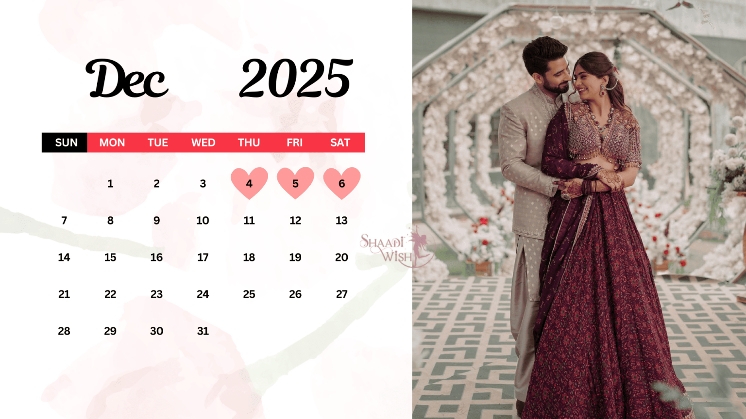 Auspicious Hindu Wedding Dates Best Marriage Dates In 2025 ShaadiWish