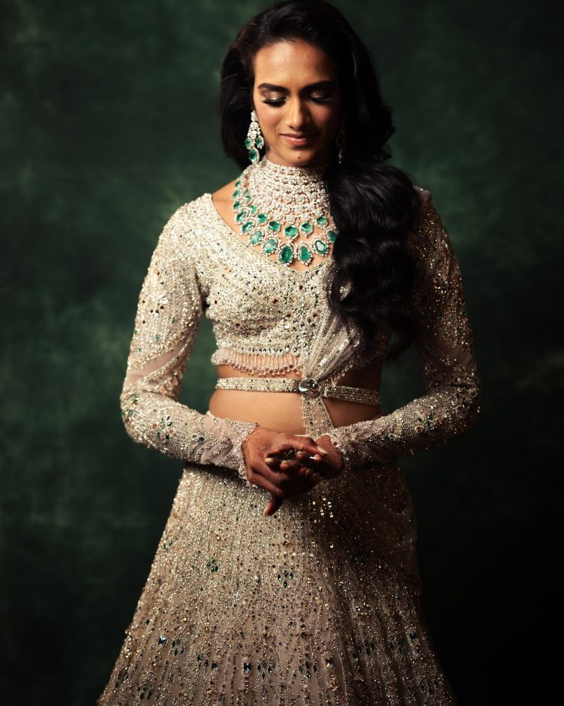 Bridal Shades Of Badminton Champion PV Sindhu