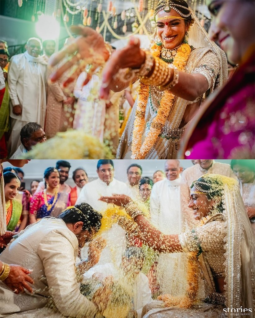 PV Sindhu & Venkata Datta Sai’s Wedding Pictures Drip Regalness!