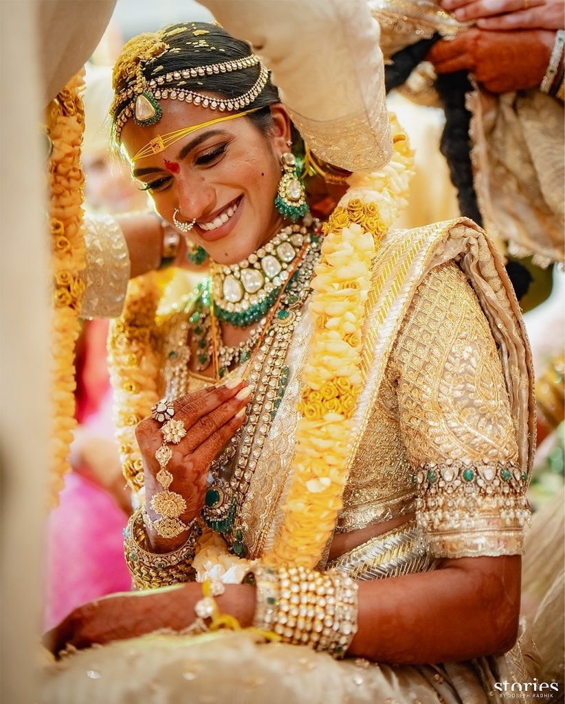 PV Sindhu & Venkata Datta Sai’s Wedding Pictures Drip Regalness!