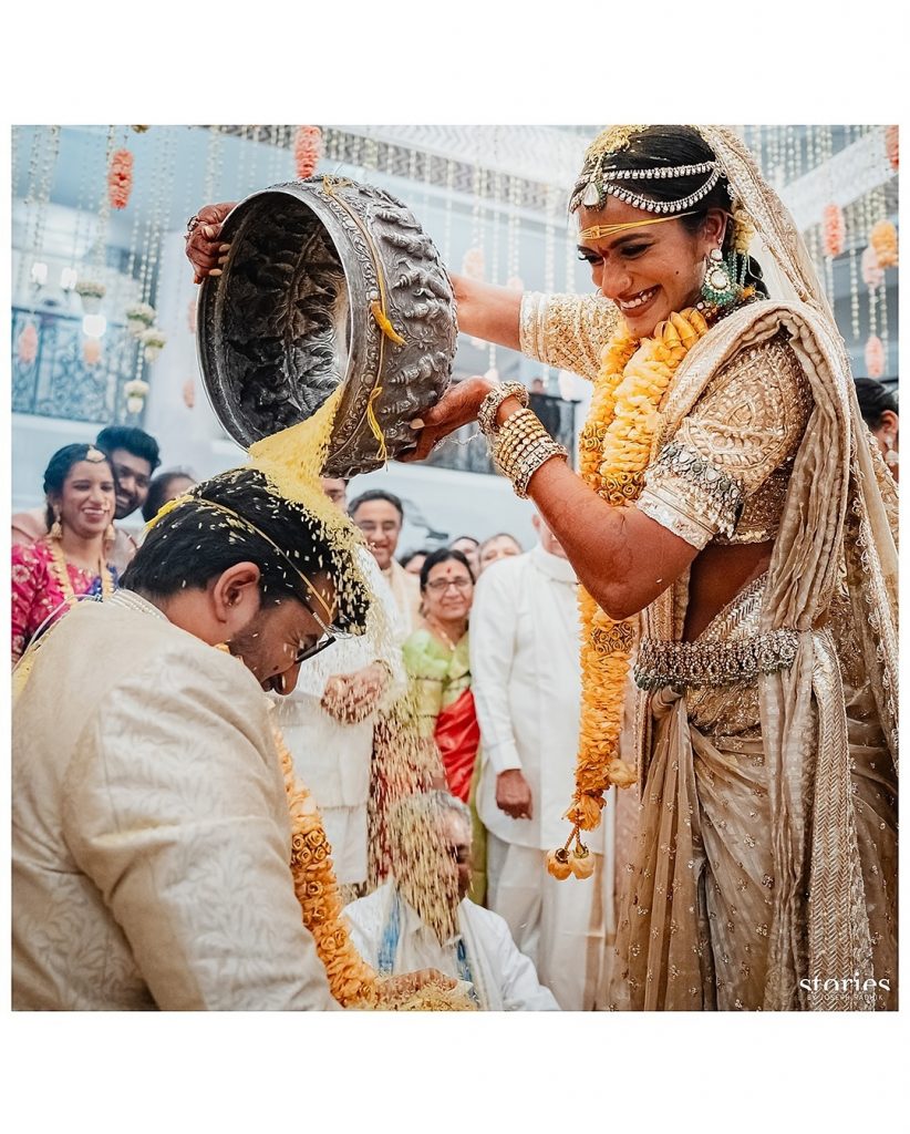 PV Sindhu & Venkata Datta Sai’s Wedding Pictures Drip Regalness!