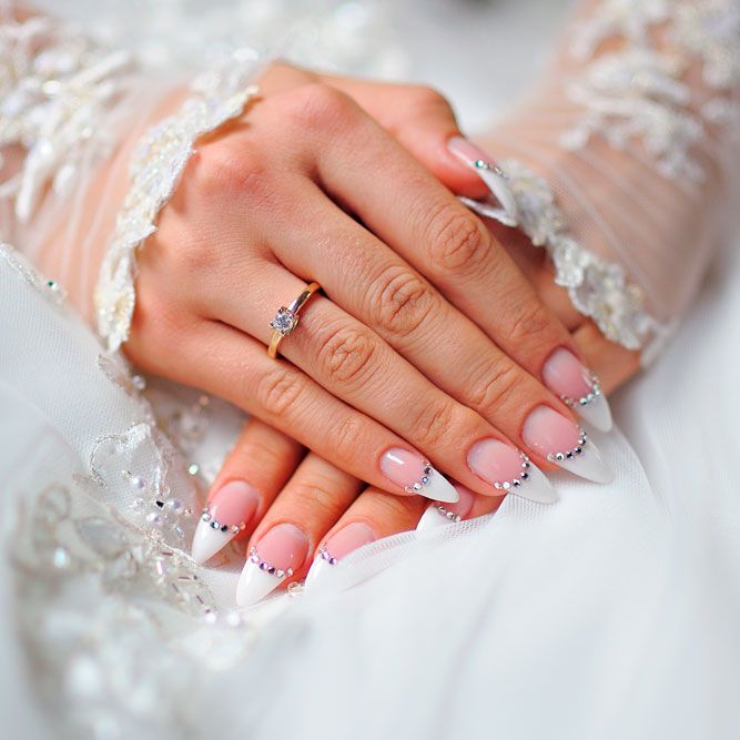 60+ Latest Bridal Nail Art Designs