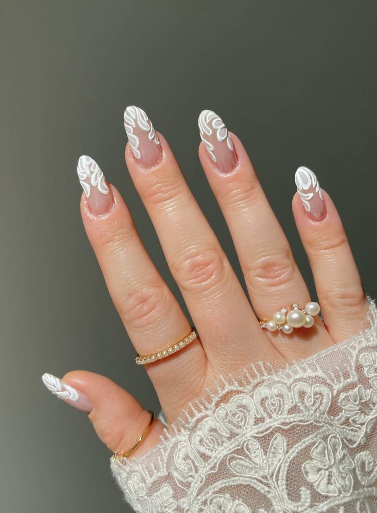 60+ Latest Bridal Nail Art Designs