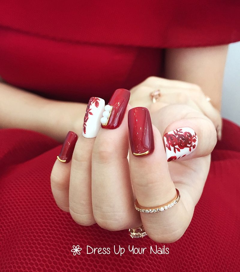 60+ Latest Bridal Nail Art Designs