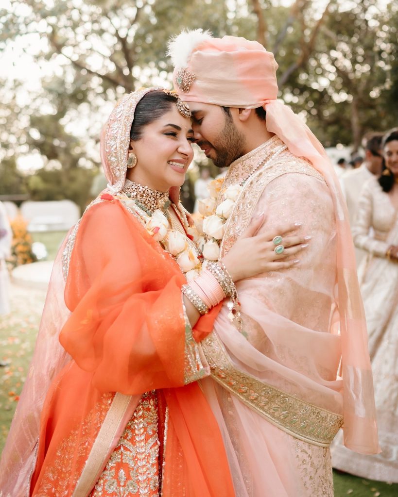 Singer Armaan Malik & Influencer Aashna Shroff Get Married In Peachy Hues!